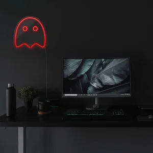 چراغ دیواری نئون دیزاین طرح Packman-2_RD