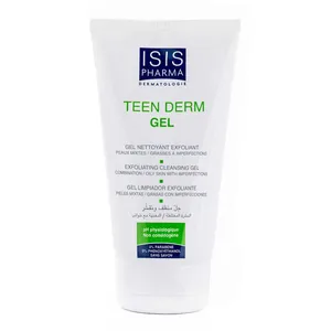 ژل شستشو صورت آیسیس فارما مدل TEEN DERM حجم ۱۵۰ میلی لیتر