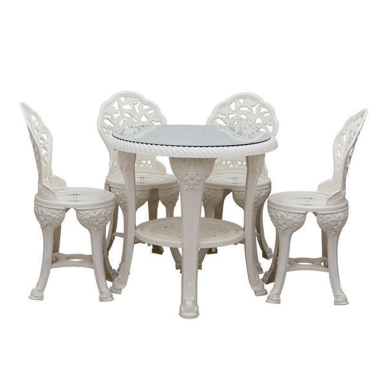 میز ناهارخوری مدل پلیمری گل نقش