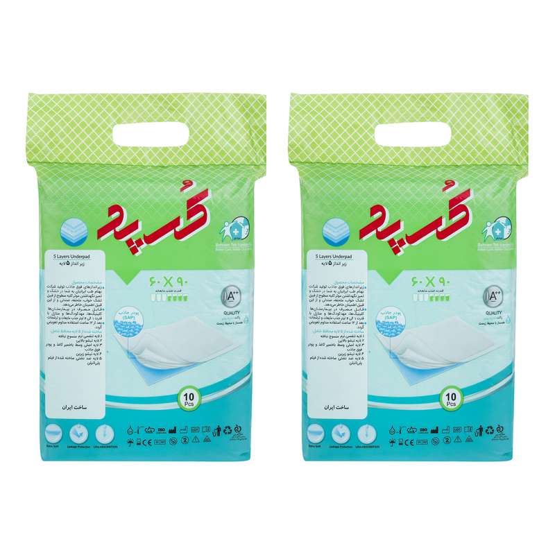 زیر انداز بیمار کرپد مدل 60905 بسته 2 عددی