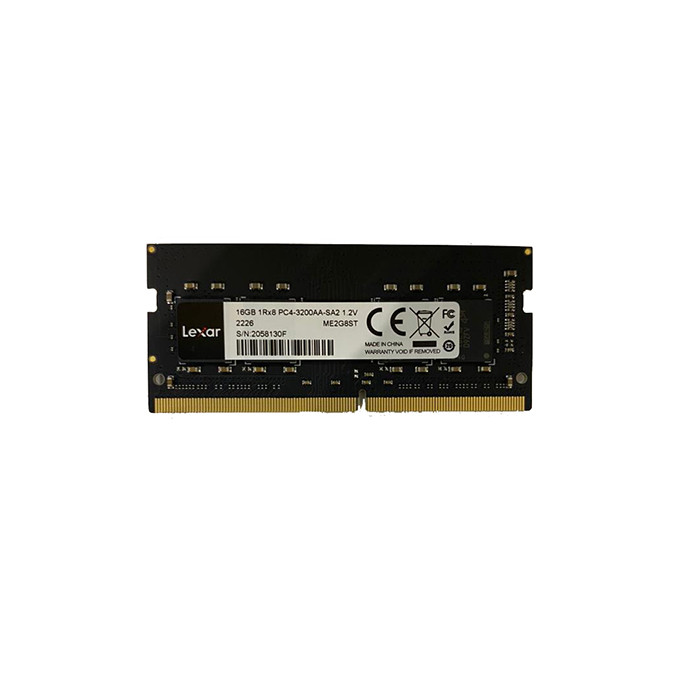 رم لپ تاپ DDR4 تک کاناله 3200 مگاهرتز CL19 لکسار مدل ME2G8ST ظرفیت 16 گیگابایت