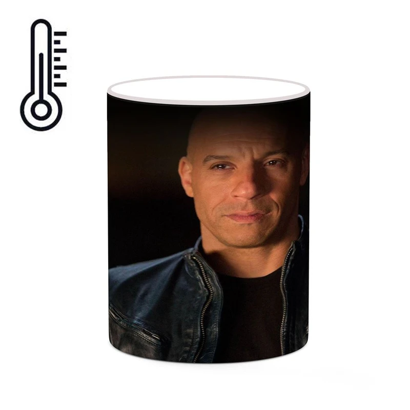 ماگ حرارتی کاکتی طرح وین دیزل Vin Diesel مدل mgh27352