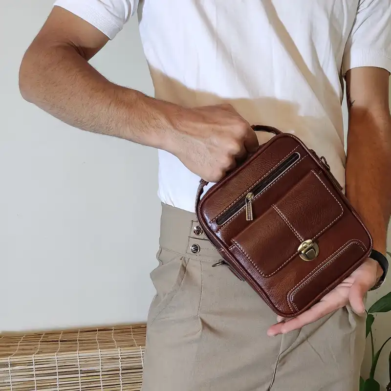 کیف رودوشی مردانه مدل HE120