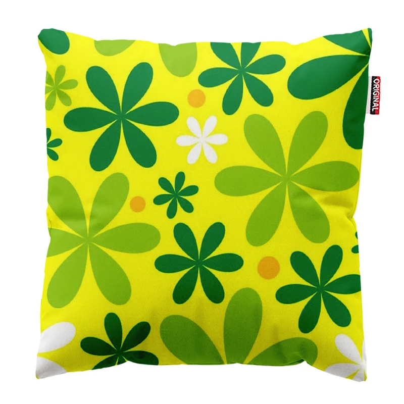  کوسن پاد آفرین طرح گل کد 1857 سایز 30*30 سانتی متر