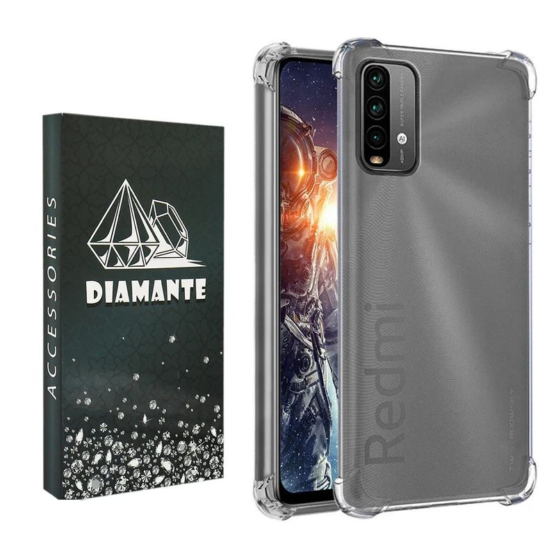 کاور دیامانته مدل Bianco Navy مناسب برای گوشی موبایل شیائومی Redmi 9T