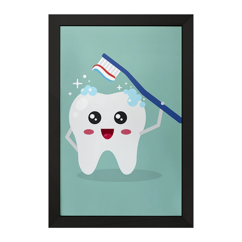 تابلو خندالو مدل دندان و دندان پزشکی کودکانه کد 36695