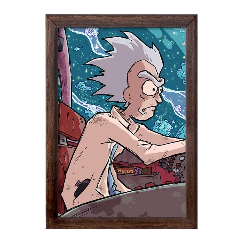 تابلو خندالو طرح انیمیشن ریک و مورتی Rick and Mort کد 26393