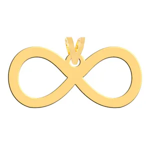 آویز گردنبند طلا 18 عیار زنانه فرشته مدل بی نهایت  WNL-000627