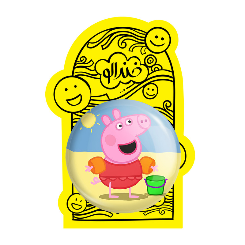آینه جیبی خندالو طرح پپا انیمه پپاپیک Peppa pig مدل تاشو کد 22068 آینه جیبی خندالو طرح پپا انیمه پپاپیک Peppa pig مدل تاشو کد 22068