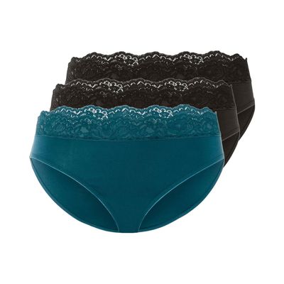 شورت زنانه اسمارا مدل lace trim briefs مجموعه 3 عددی