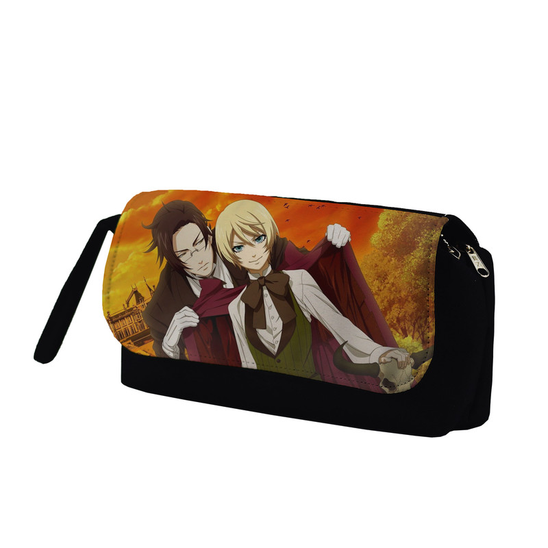 کوله پشتی طرح انیمه black butler کد خادم سیاه به همراه جامدادی