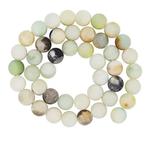 ریسه سنگ آمازونیت رزالیا مدل مات Vina-AB-155