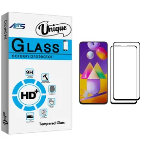 AFS Unique Glass Screen Protector For Samsung Galaxy M31s Pack Of 2