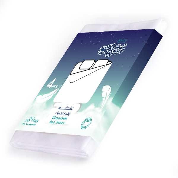 ملحفه یکبار مصرف لطیفان مدل 120 سایز 200x120 سانتی متر 20 بسته 4 عددی