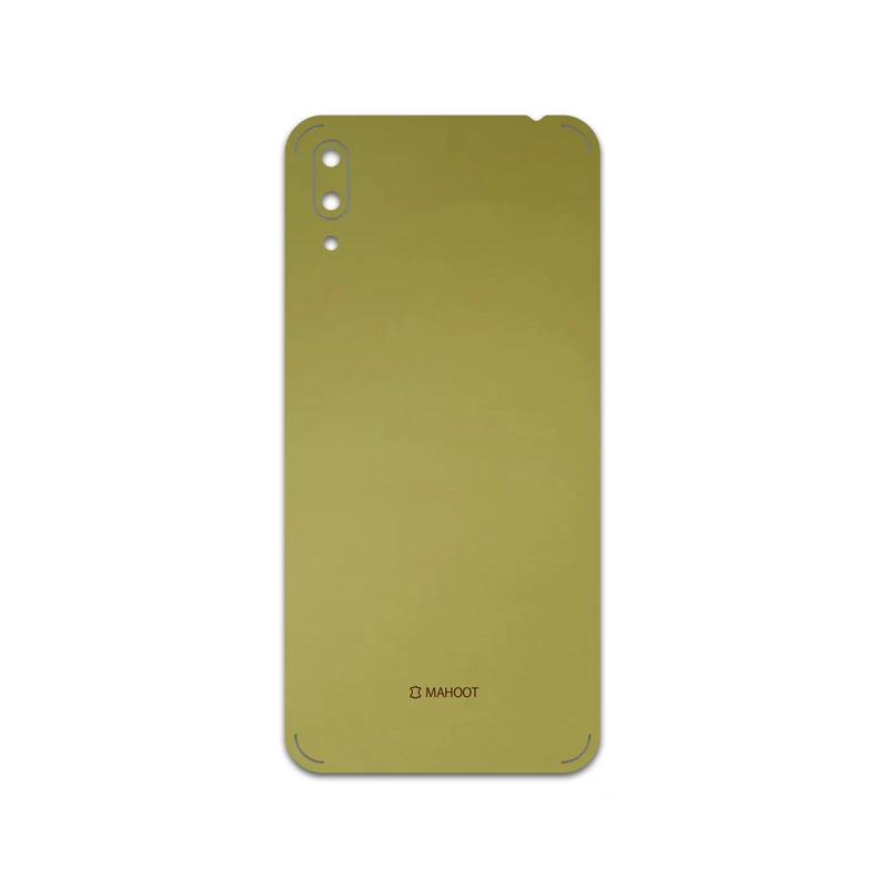 برچسب پوششی ماهوت مدل Matte-Gold مناسب برای گوشی موبایل هوآوی Y7 Pro 2019