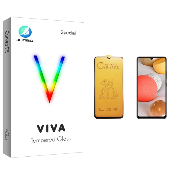 محافظ صفحه نمایش سرامیکی جانبو مدل Viva Glass مناسب برای گوشی موبایل سامسونگ Galaxy A42