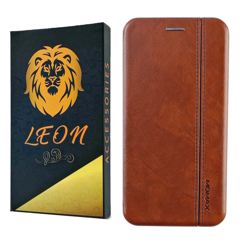 کیف کلاسوری لئون مدل Momax مناسب برای گوشی موبایل شیائومی Poco C40 