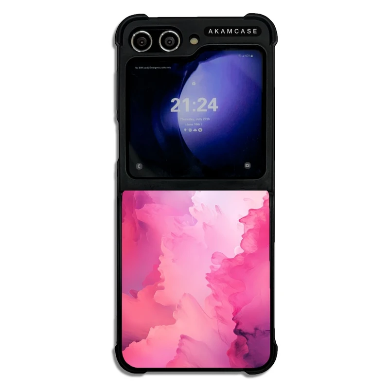 کاور آکام مدل AMC-WSGZFLIP5-PINK-15 مناسب برای گوشی موبایل سامسونگ Galaxy Z Flip 5