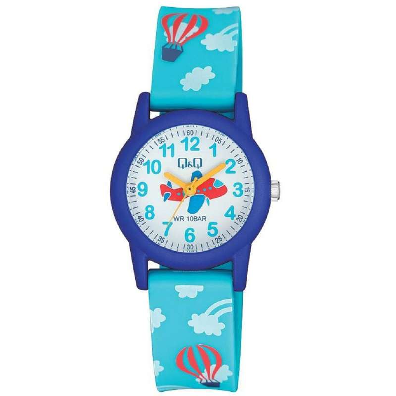 ساعت مچی عقربه ای بچگانه کیو اند کیو مدل VR99J018Y ساعت مچی عقربه ای بچگانه کیو اند کیو مدل VR99J018Y