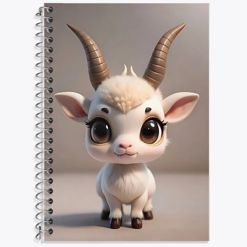 دفتر نت موسیقی 50 برگ خندالو طرح قوچ کیوت کد F7765