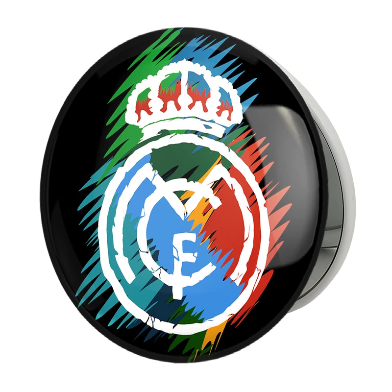 آینه جیبی خندالو طرح باشگاه رئال مادرید مدل تاشو کد 26376 