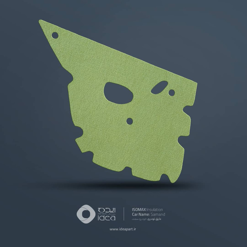 عایق درب خودرو ایده پارت نیکان مدل MC980 مناسب برای سمند مجموعه 4 عددی