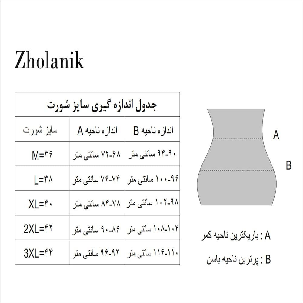 شورت زنانه ژولانیک مدل اسلیپ کد BMY بسته 3 عددی - - 11