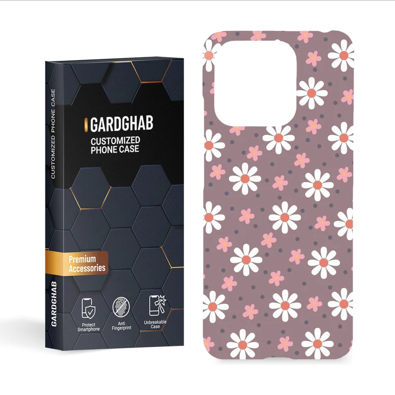 کاور گارد قاب مدل گل مناسب برای گوشی موبایل شیائومی Redmi 12C