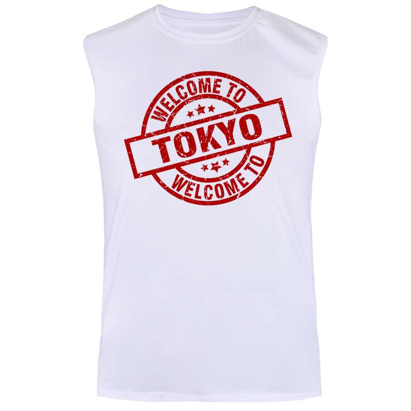 تاپ مردانه مدل TOKYO کد TOW02 رنگ سفید