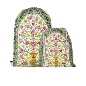 کوله پشتی ورزشی مدوپد مدل کاشی قاب و گوشواره کد md00129 بسته 2 عددی