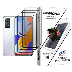 JF Diamond Glass MIX004 Screen Protector For Xiaomi Redmi Note 11 Pro Pack Of 4