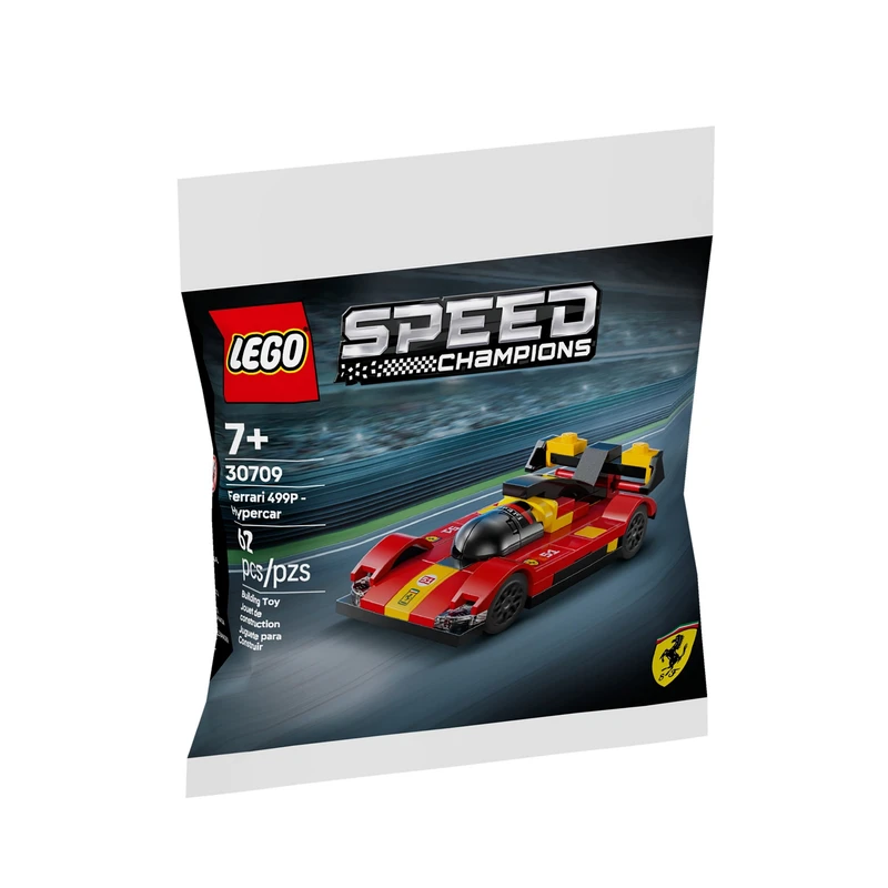 لگو 62 تکه سری Speed Champions مدل Ferrari 499P - Hypercar کد 30709