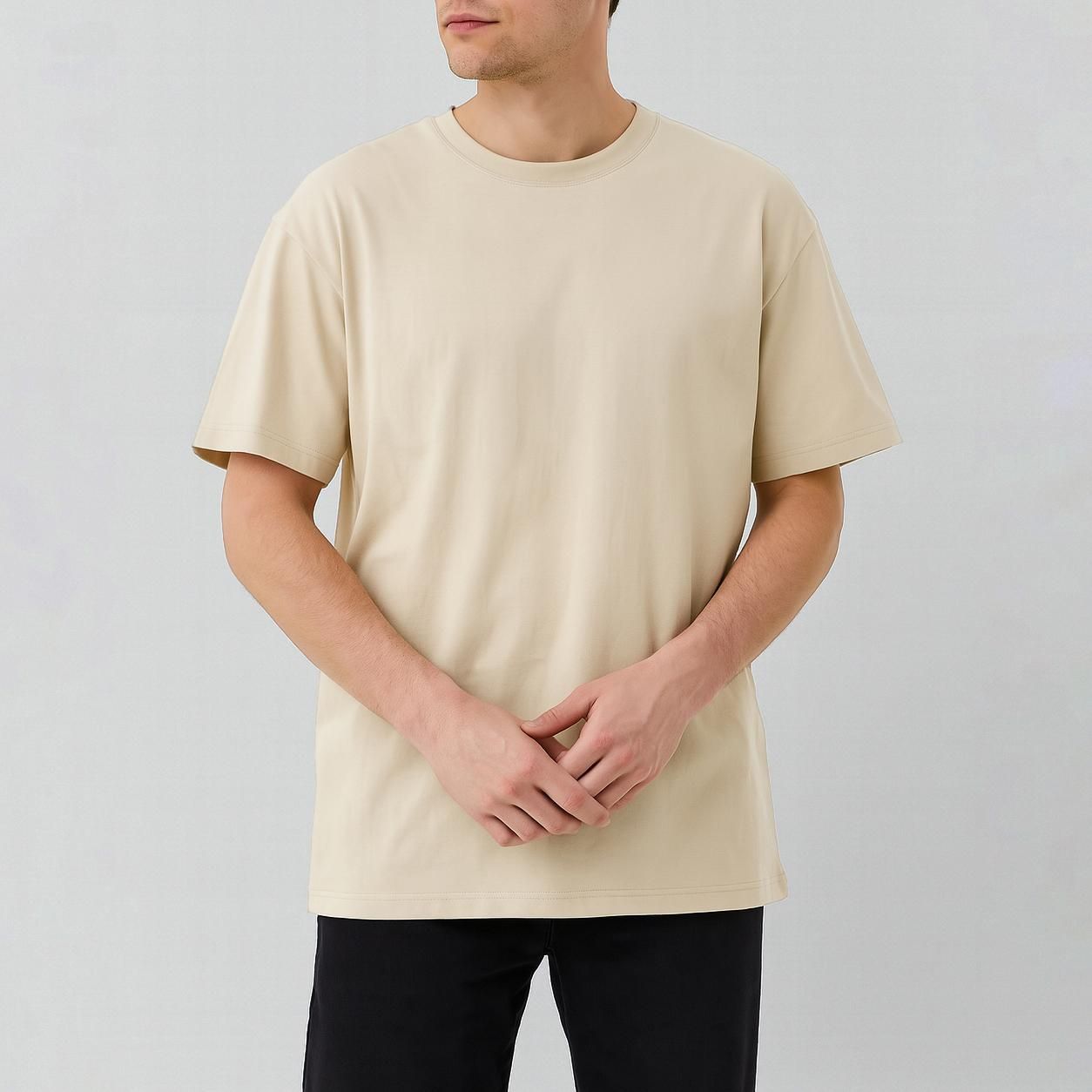 تی شرت اورسایز  آستین کوتاه مردانه هومنیتی مدل WYMTS0079 -  - 3