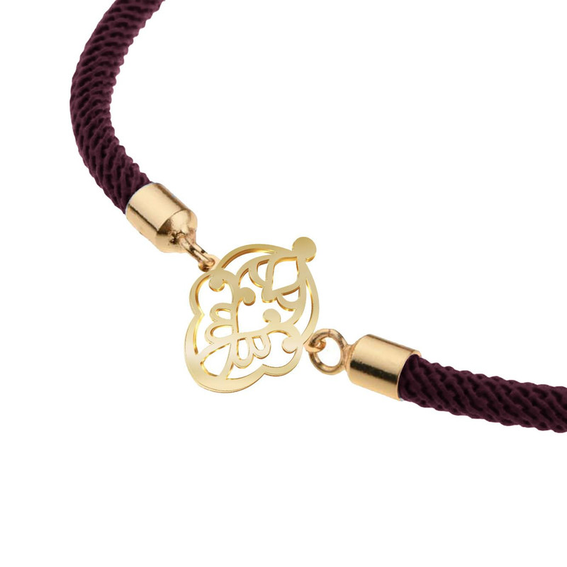 دستبند طلا 18 عیار زنانه مدوپد مدل اسلیمی کد D11-10563