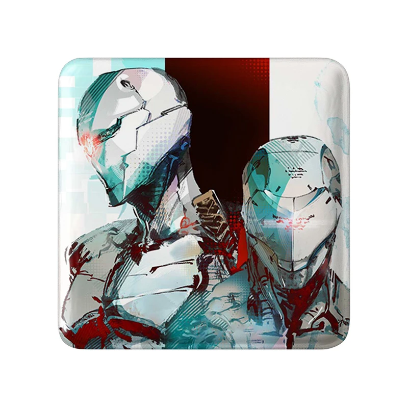 مگنت خندالو طرح بازی متال گیر (Metal Gear) مدل مربعی کد 33139