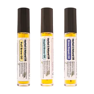 سرم احیا ، تقویت و رویش ابرو هربال مدل +Oil حجم 30 میلی لیتر بسته 3 عددی