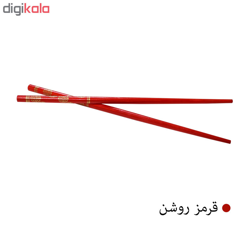 چوب غذاخوری چاپستیک مدل 001 بسته 4 عددی 