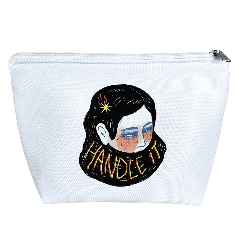 کیف لوازم آرایش دخترانه خندالو مدل هندلش کن کد 9358