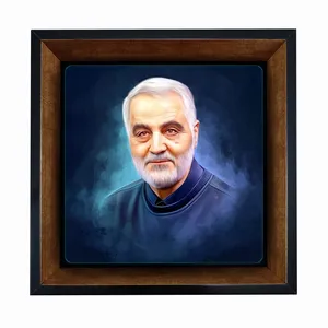 تابلو کاشی مبین ایده طرح شهید حاج قاسم سلیمانی کد   X27  -  m751
