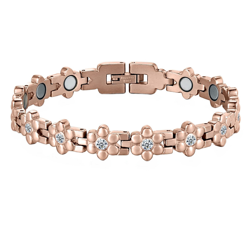 دستبند مغناطیسی مگنت آریکس مدل flower کد a56