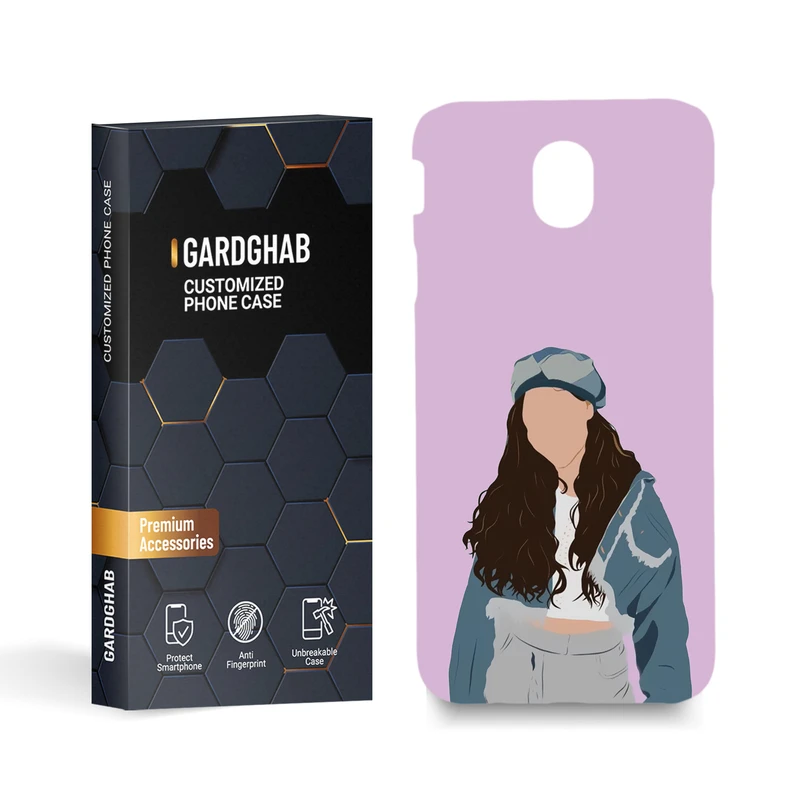  کاور گارد قاب مدل دخترانه مناسب برای گوشی موبایل سامسونگ galaxy j7 pro   