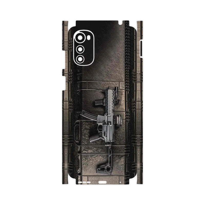 برچسب پوششی ماهوت مدل GUN-FullSkin مناسب برای گوشی موبایل موتورولا Moto E32s