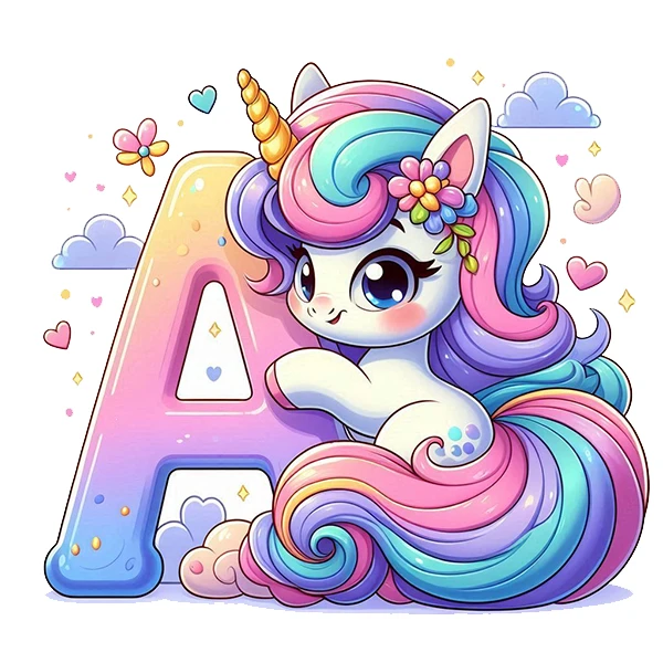 استیکر پارچه و لباس پاد آفرین طرح اسب تک شاخ کد 1447