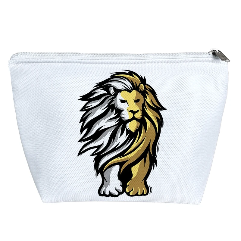 کیف لوازم آرایش دخترانه خندالو مدل شیر طلایی کد 6303