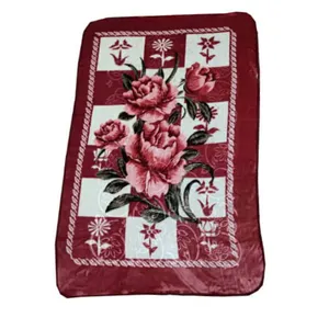 پتوی سوپر رز  مدل مرجان hz225 سایز 140x220 سانتی متر