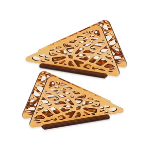 جای دستمال کاغذی تیکما مدل مثلث کد KIT D1C مجموعه 2 عددی
