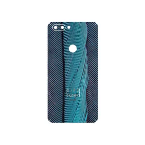MAHOOT Turquoise feathers Cover Sticker for Tecno Phantom 8