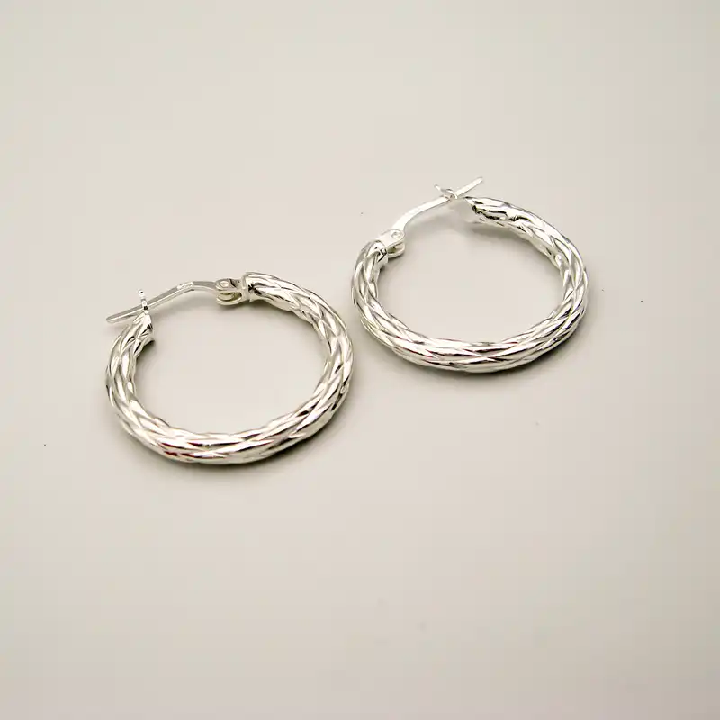 گوشواره نقره زنانه مانچو مدل efs009