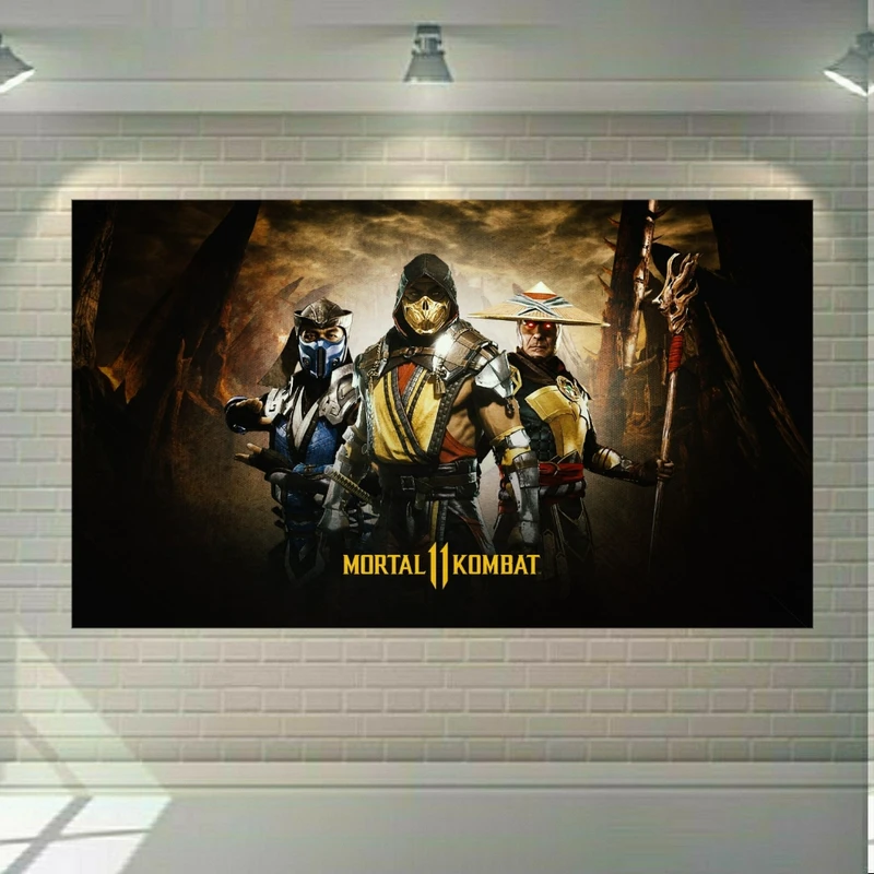پوستر دیواری طرح گیم کمبت-Mortal Kombat مدل SDP102
