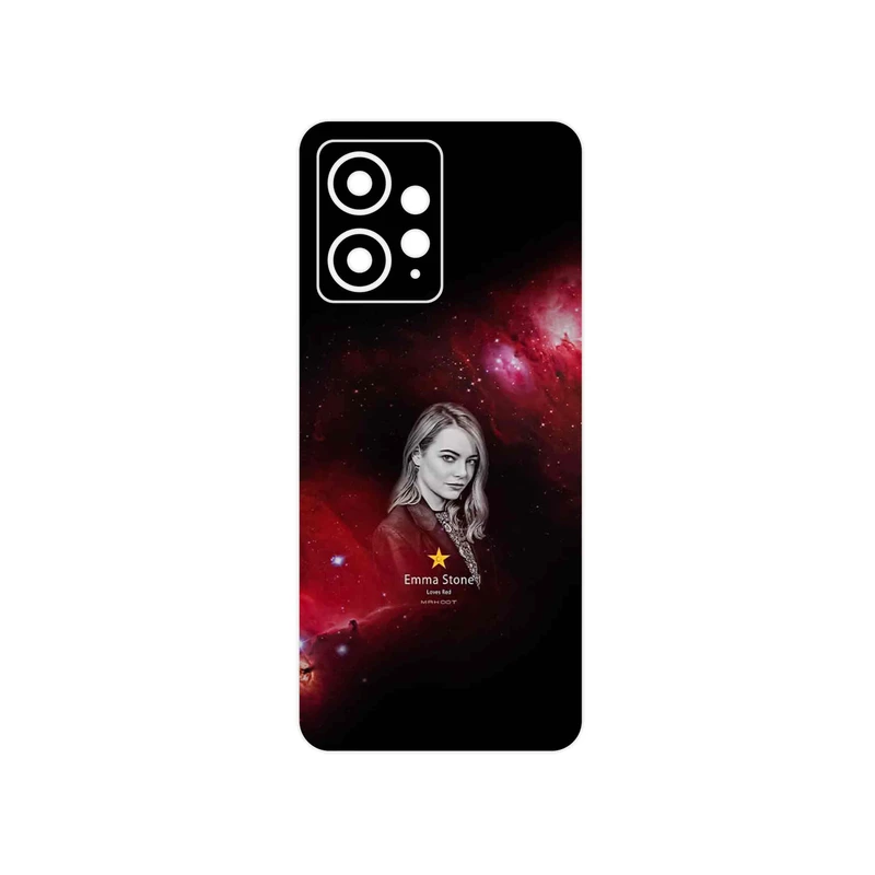 برچسب پوششی ماهوت مدل Emma Stone مناسب برای گوشی موبایل شیائومی Redmi Note 12 4G